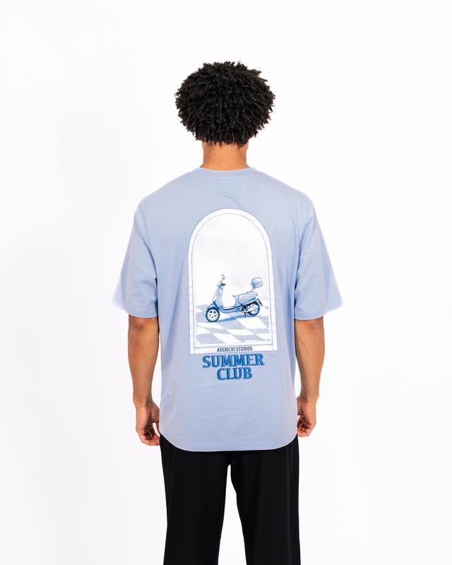 Summer Club babyblue tee