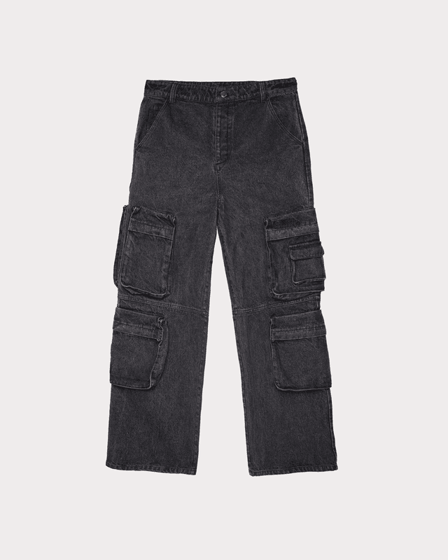 Global Warning - DESOCIALIZED CARGO DENIM PANTS