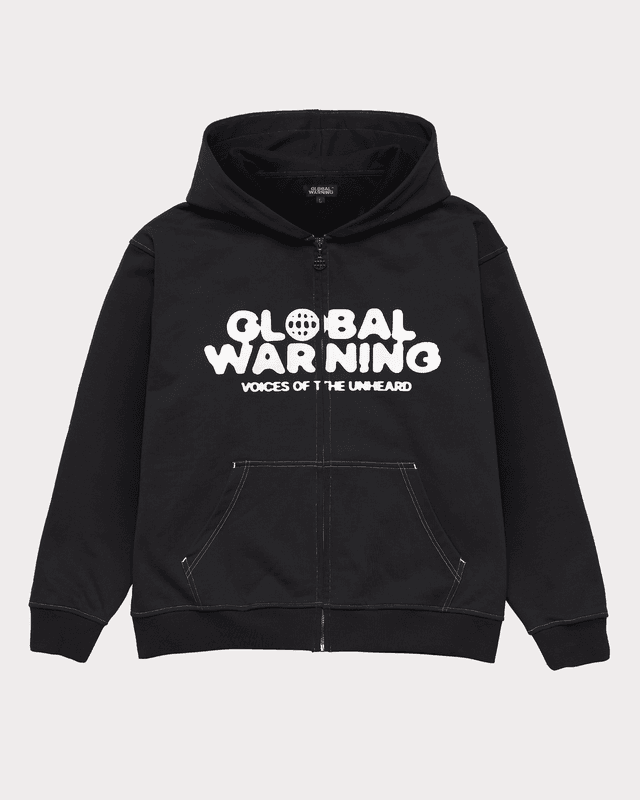 Global Warning - Unheard Voices Vol. II - Logo Zip Hoodie