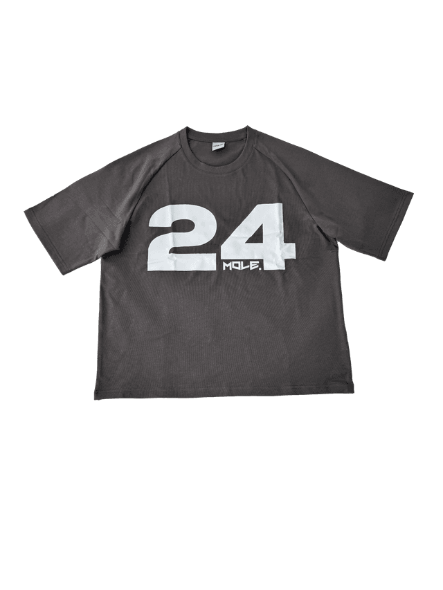 24 Mole tee Dark Grey/White